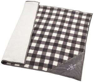 Field & Co.r Double Sided Plaid Sherpa Blanket
