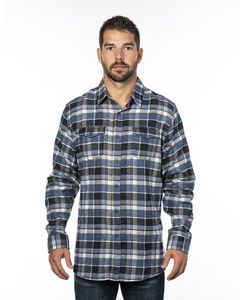 Burnside Men's Plaid Flannel Shirt