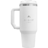 White/Silver Logo Back View