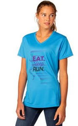 Zorrel® Ladies' Marathon Syntrel™ V-Neck Training Tee Shirt