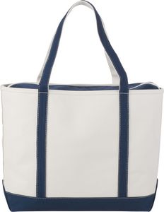 000383 Baltic 24oz Cotton Canvas Tall Zippered Boat Tote