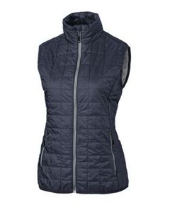 Cutter & Buck Rainier PrimaLoft? Womens Eco Insulated Full Zip Puffer Vest