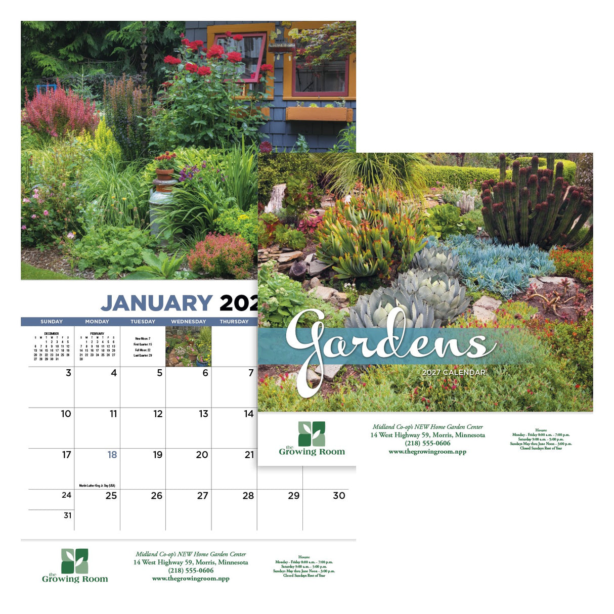 HotLine® Products Gardens Appointment Calendar - Stapled