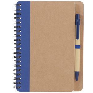 5'' x 7'' FSC® Mix Eco-Friendly Spiral Notebook with Pen