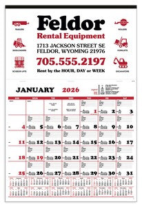 Contractor's Apron Calendar