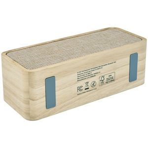 10W TWS FSC Wood Wireless Speaker