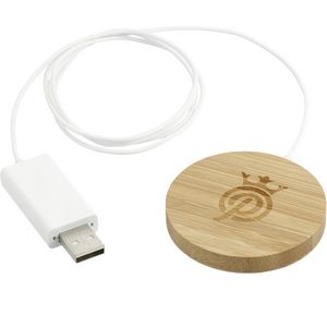 FSC® 100% Bamboo MagClickT Fast Wireless Charging Pad