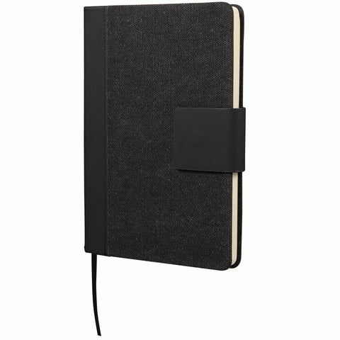 5.5'' x 8.5'' FSC® Recycled Canvas Bound Notebook