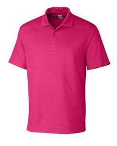 Cutter & Buck CB Drytec Genre Textured Solid Mens Polo