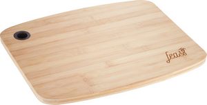 Bamboo Large Cutting Board with Silicone Grip