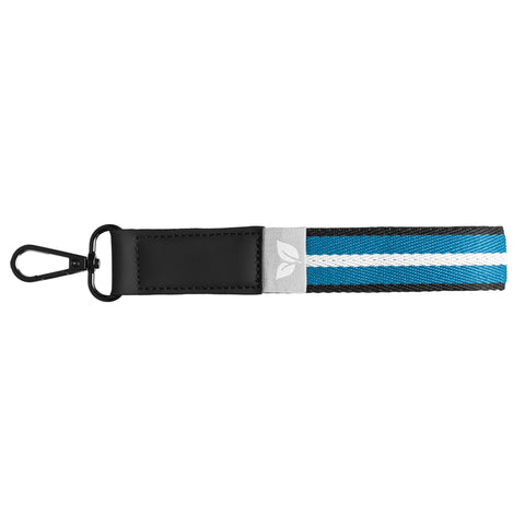 Newport rPET Woven Chevron Snap Trigger Keychain - 7.5