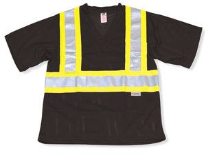 Black Polyester Soft T-Shirt