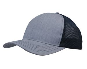 Grey Marle/Navy Blue Blank Angle View