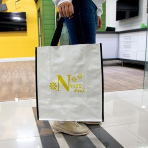 Laminated Woven Tote Bag