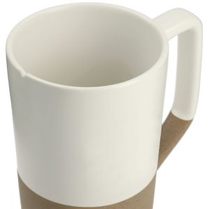Tahoe Tea & Coffee Ceramic Mug with Wood Lid 16oz
