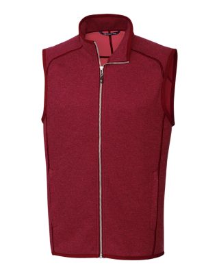 Cutter & Buck Mainsail Sweater-Knit Mens Full Zip Vest