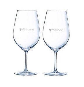 ~ Domain Bordeaux 26oz Chef & Sommelier crystalline wine glass Set of 2 in Raven gift box