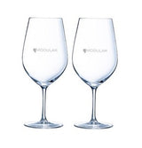 ~ Domain Bordeaux 26oz Chef & Sommelier crystalline wine glass Set of 2 in Raven gift box