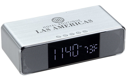 Mystic Alarm Clock with Wireless Speaker & Wireless Charger