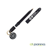 Pokka? Pocket Pen w/Dock & Gold Keyring & Charm