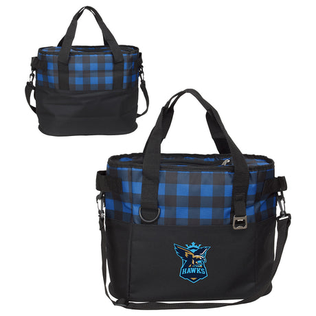 Plaid Insulated Cooler Bag