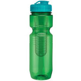 Green/Translucent Aqua Blue Lid Blank