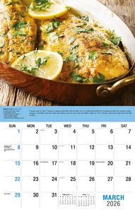 Galleria Wall Calendar 2026 Recipes