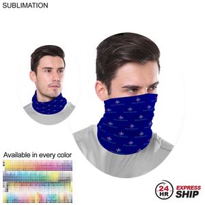 24 Hr Express Ship - Sublimated Multifunction Tubular Neck Gaiter (In stock, Fast production)