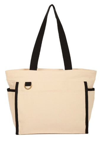 Organic 10oz Cotton Accent Tote