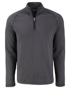 Cutter & Buck Peshastin Eco Fleece Recycled Mens Half Zip Pullover