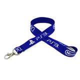 3/4" Silkscreened Flat Lanyard w/ Deluxe Swivel Hook