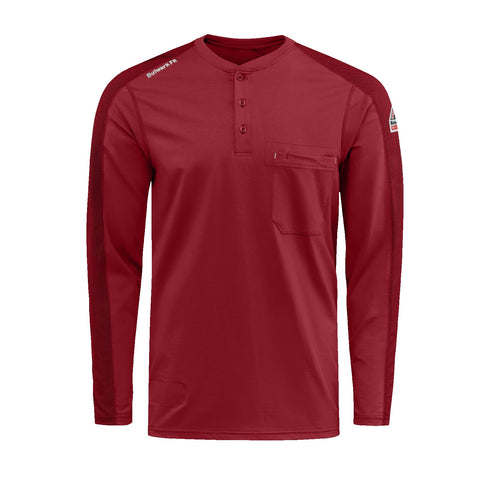 Bulwark Men's Flex Knit Henley