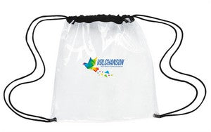 Clear Game Drawstring Backpack
