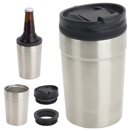Carousal 12 oz Copper-Coated Tumbler + Can Cooler
