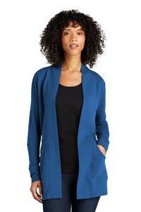 Port Authority® Ladies Microterry Cardigan Sweater