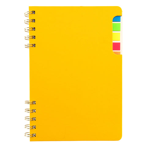 Praxis Recycled Spiral Notebook with Sticky Flags