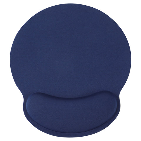 Crest Non-Slip Mouse Pad with Foam Wrist Rest