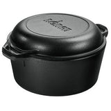 5 Qt. Lodge® Cast Iron Double Dutch Oven