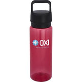 Transparent Red/Black Logo Front View