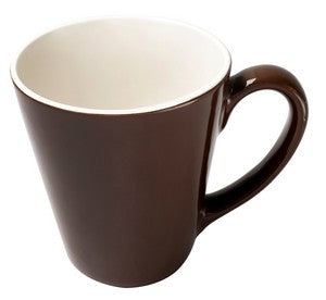 Dezine Colour Series 16oz 2tone brown/white mug (no gift box)