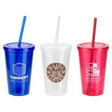 Trifecta 16 oz Tumbler with Lid + Straw