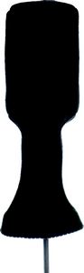 Barrel style Plush Black Golf Head Cover