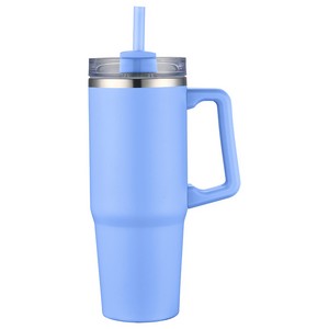 Milo 30 oz Vacuum Insulated Stainless Steel Mug with Straw
