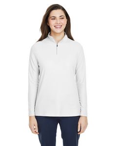 CORE 365 Ladies' Fusion ChromaSoft™ Pique Quarter-Zip