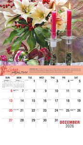Galleria Wall Calendar 2026 Living Healthy