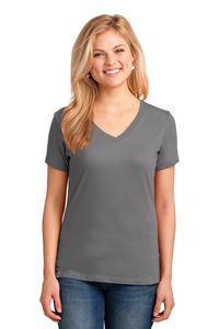 Port & Company® Ladies' Core Cotton V-Neck T-Shirt