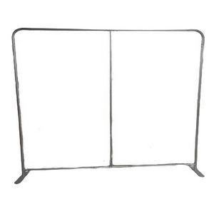 72 Hr Fast Ship - Tradeshow Booth Package Supreme, 10' EuroFit Display and 8' Sublimated Tablecloth