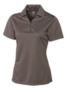 Cutter & Buck CB Drytec Genre Textured Solid Womens Polo