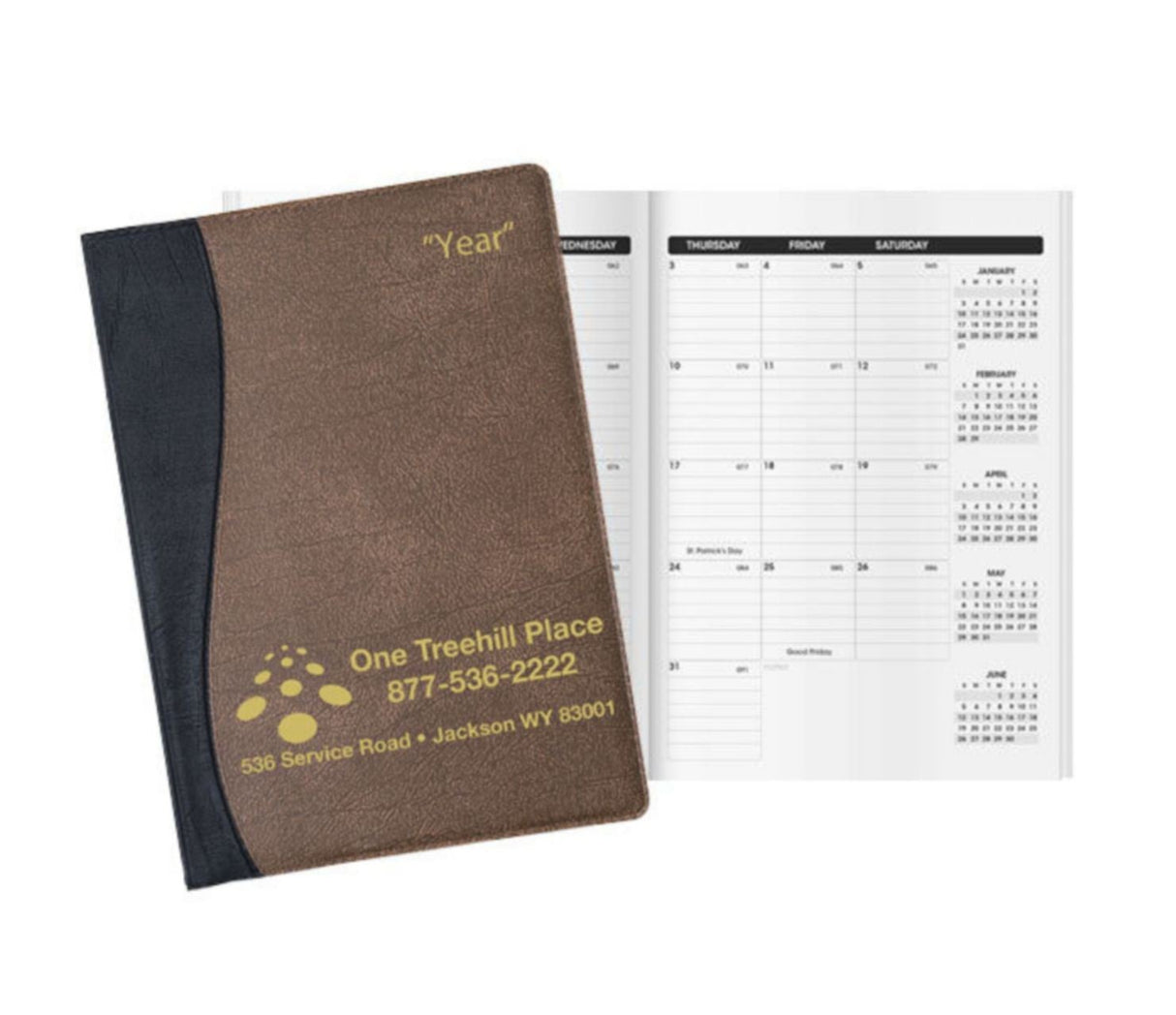 Amherst Classic Monthly 7x10 Desk Planner