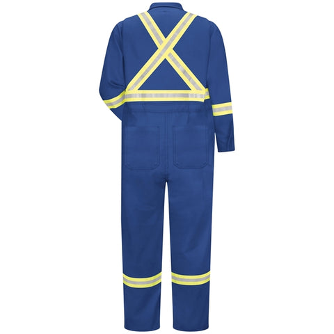 Bulwark Men's Premium Ultra Soft Coverall w/ Reflective Trim